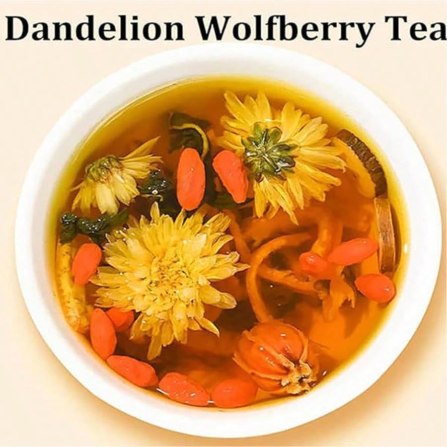 Wellness Herbal Tea Blends - Dandelion & Wolfberry Herbal Tea 50