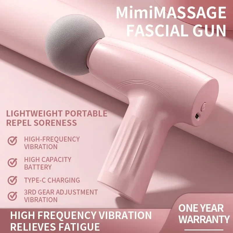 Muscle Mini Pink Massage Gun D - Health Wellness recension och pris