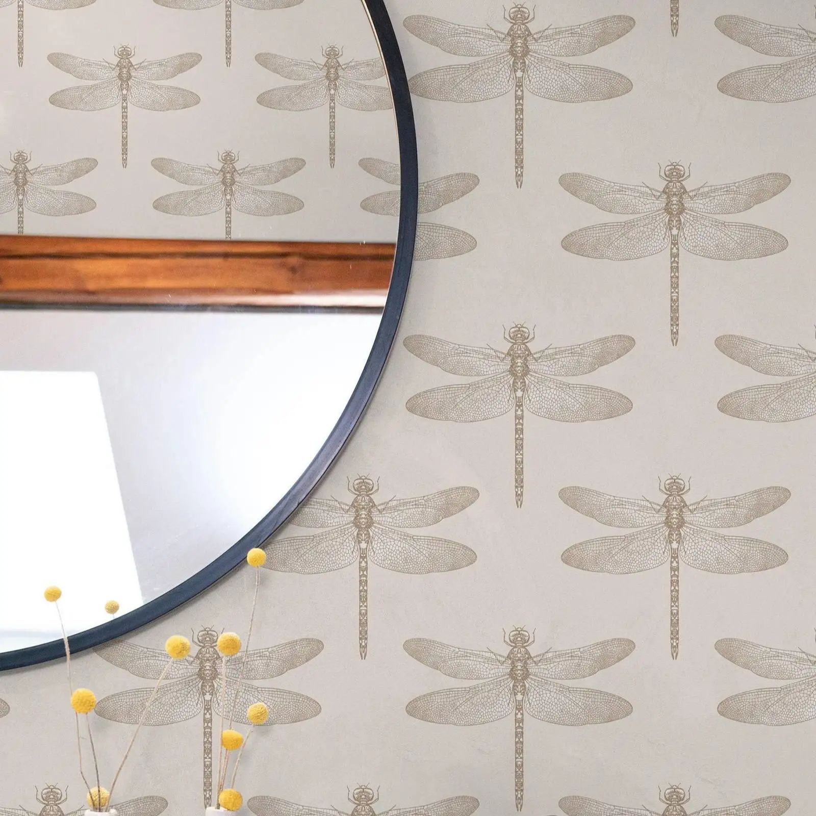 Dragonfly Peel and Stick Remov - Herbal Wallpaper recension och pris