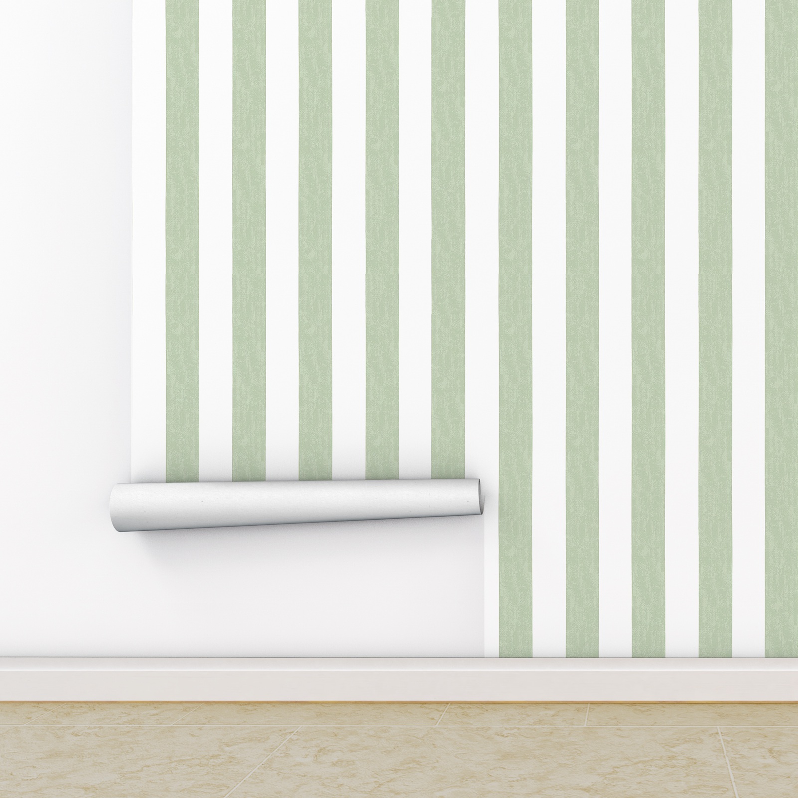 Stripe Pattern Wallpaper Peel  - Herbal Wallpaper recension och pris