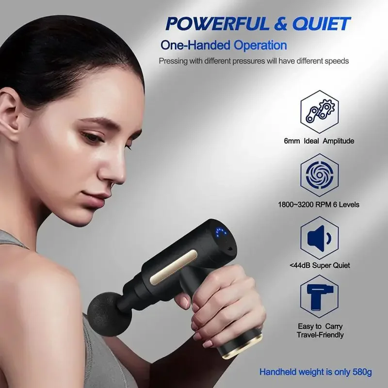 2024 portable fascia gun body  - Health Wellness recension och pris