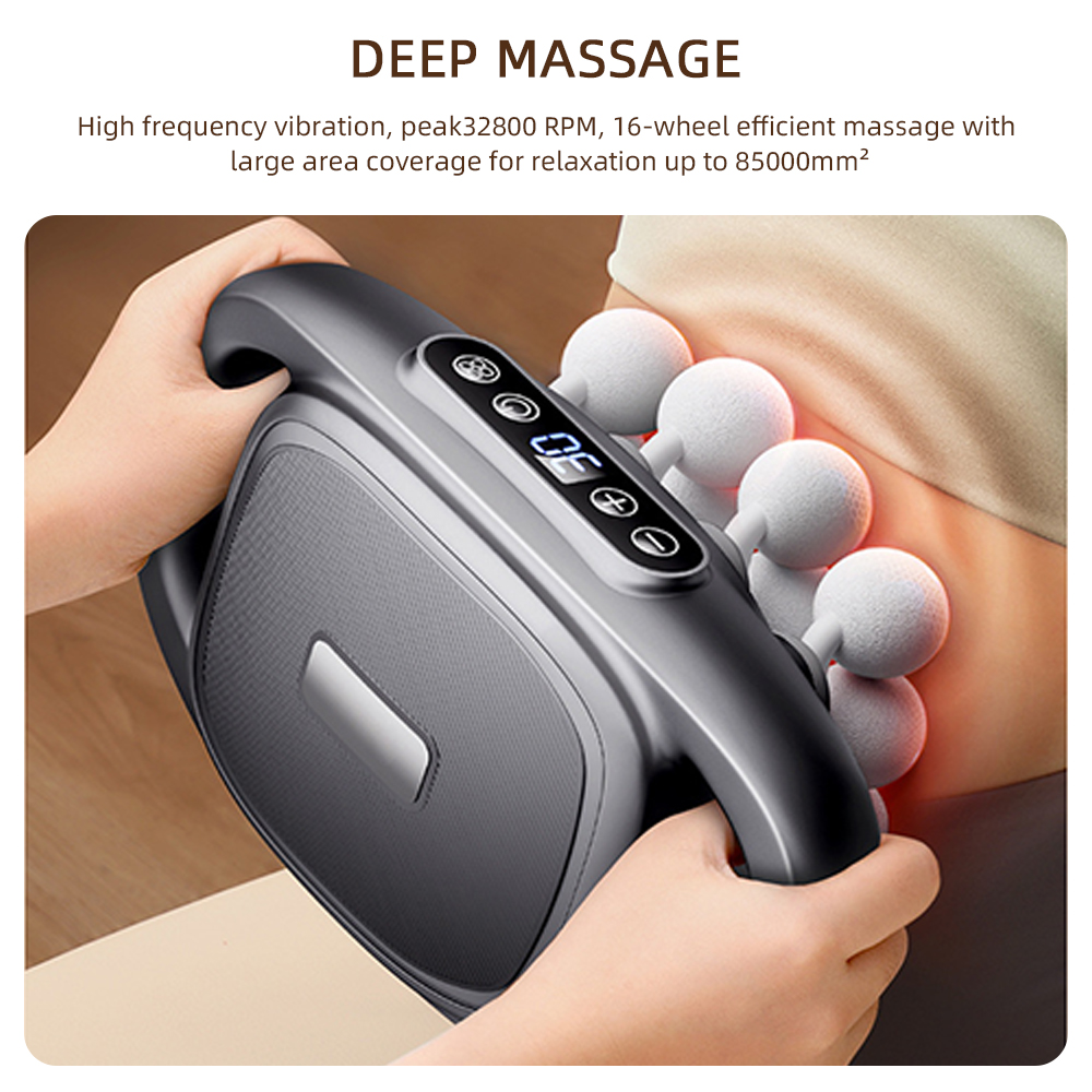 16-Head Fascia Gun High-Freque - Health Wellness recension och pris